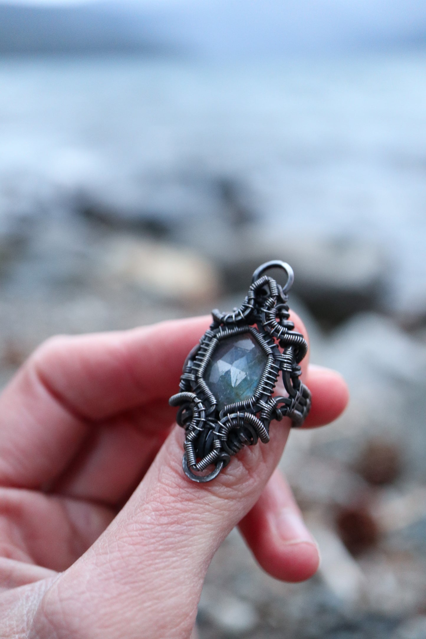 Labradorite Ring Size 7.5
